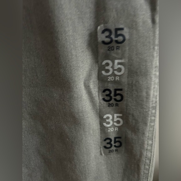 Gap Vintage slim sky-high, grey gray jeans, womens size 35 / 20 R New with tags - Picture 5 of 10
